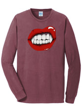Load image into Gallery viewer, Vampire Lip Long Sleeve Tee