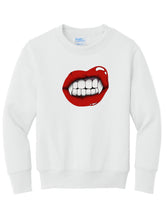 Load image into Gallery viewer, Youth Vampire Lips Crewneck