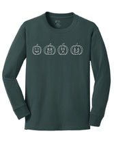 Load image into Gallery viewer, Youth Pumpkin Long Sleeve Tee