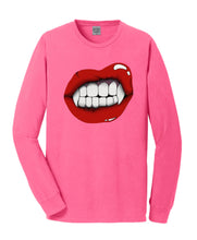 Load image into Gallery viewer, Vampire Lip Long Sleeve Tee