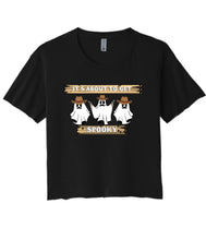 Load image into Gallery viewer, About to Get Spooky Crop Tee