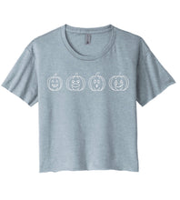 Load image into Gallery viewer, Pumpkins Crop Tee