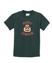 Load image into Gallery viewer, Youth Howdy Pumpkin Tee