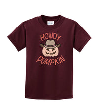 Load image into Gallery viewer, Youth Howdy Pumpkin Tee