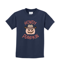 Load image into Gallery viewer, Youth Howdy Pumpkin Tee