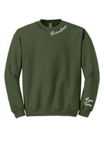 Load image into Gallery viewer, Better Together Crewneck in Military Green