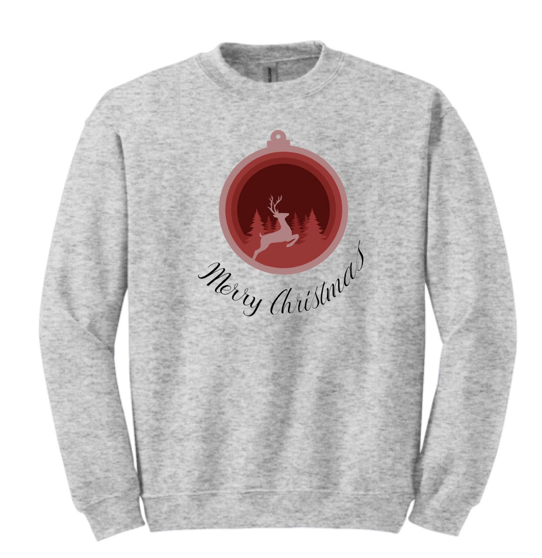 Merry Christmas Ornament Sweatshirt