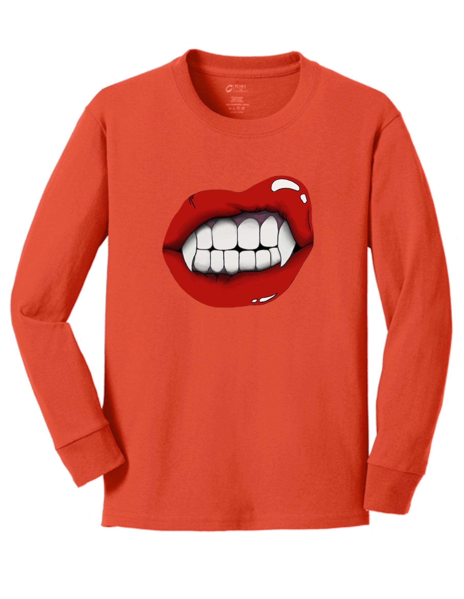 Youth Vampire Lips Long Sleeve Tee