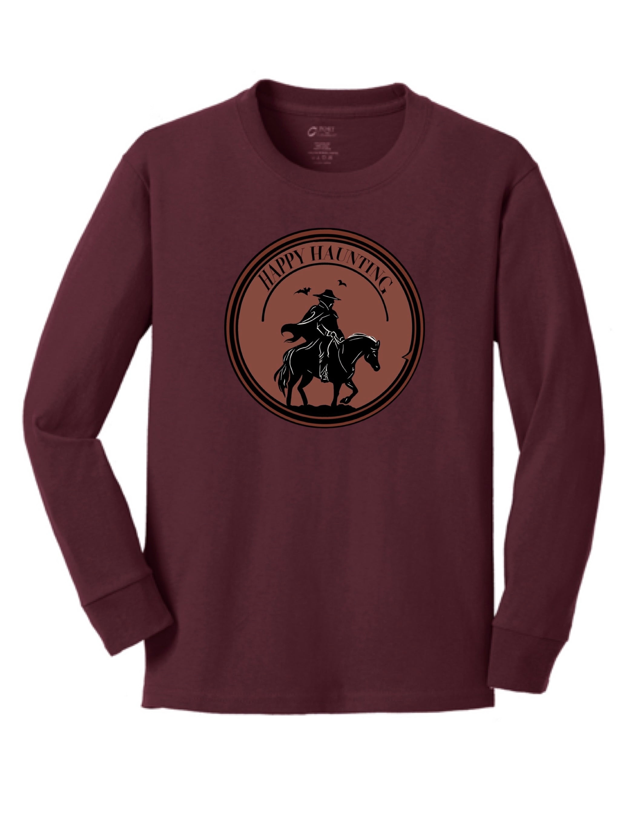 Youth Happy Haunting Long Sleeve Tee