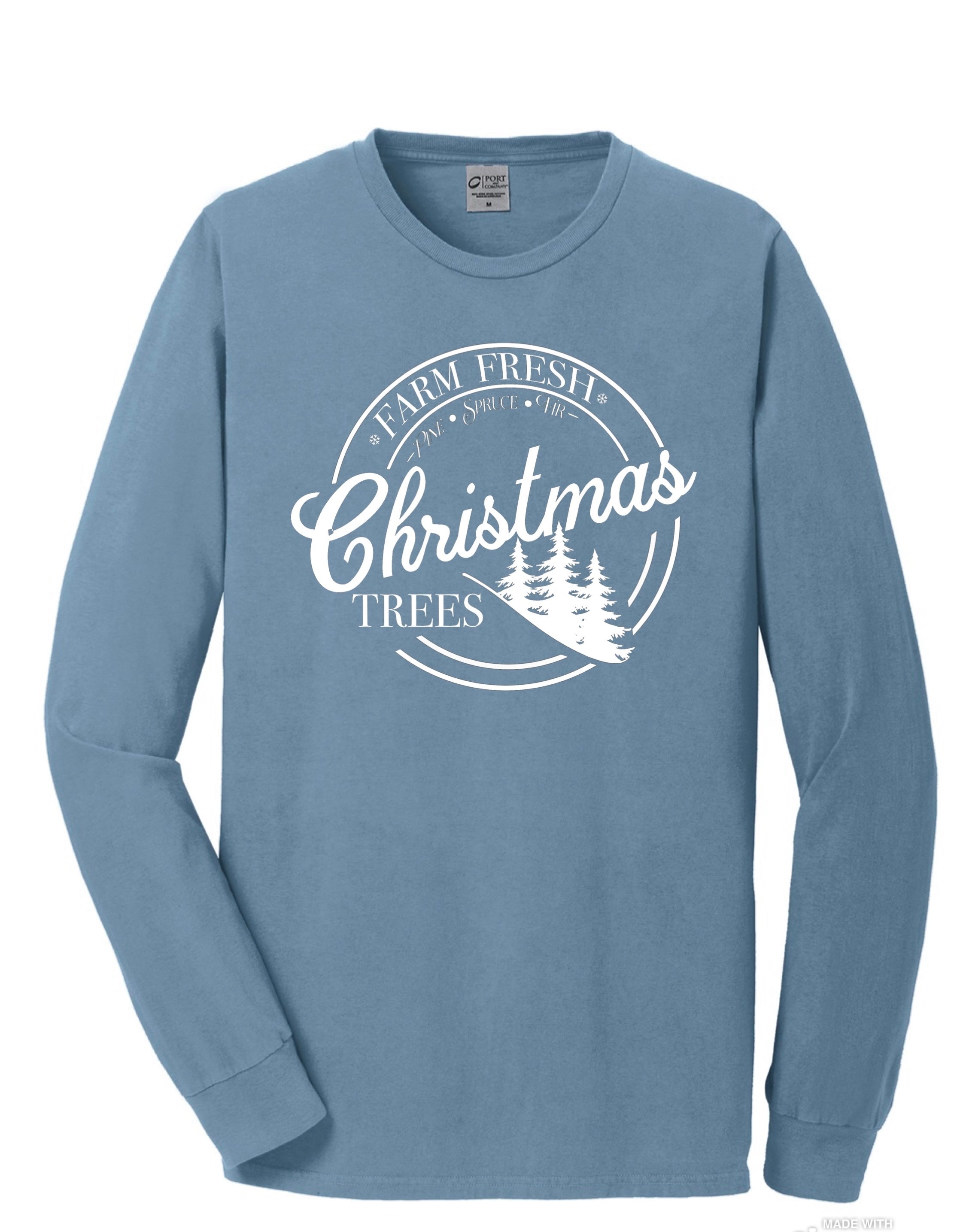 Farm Fresh Trees Long Sleeve Tee