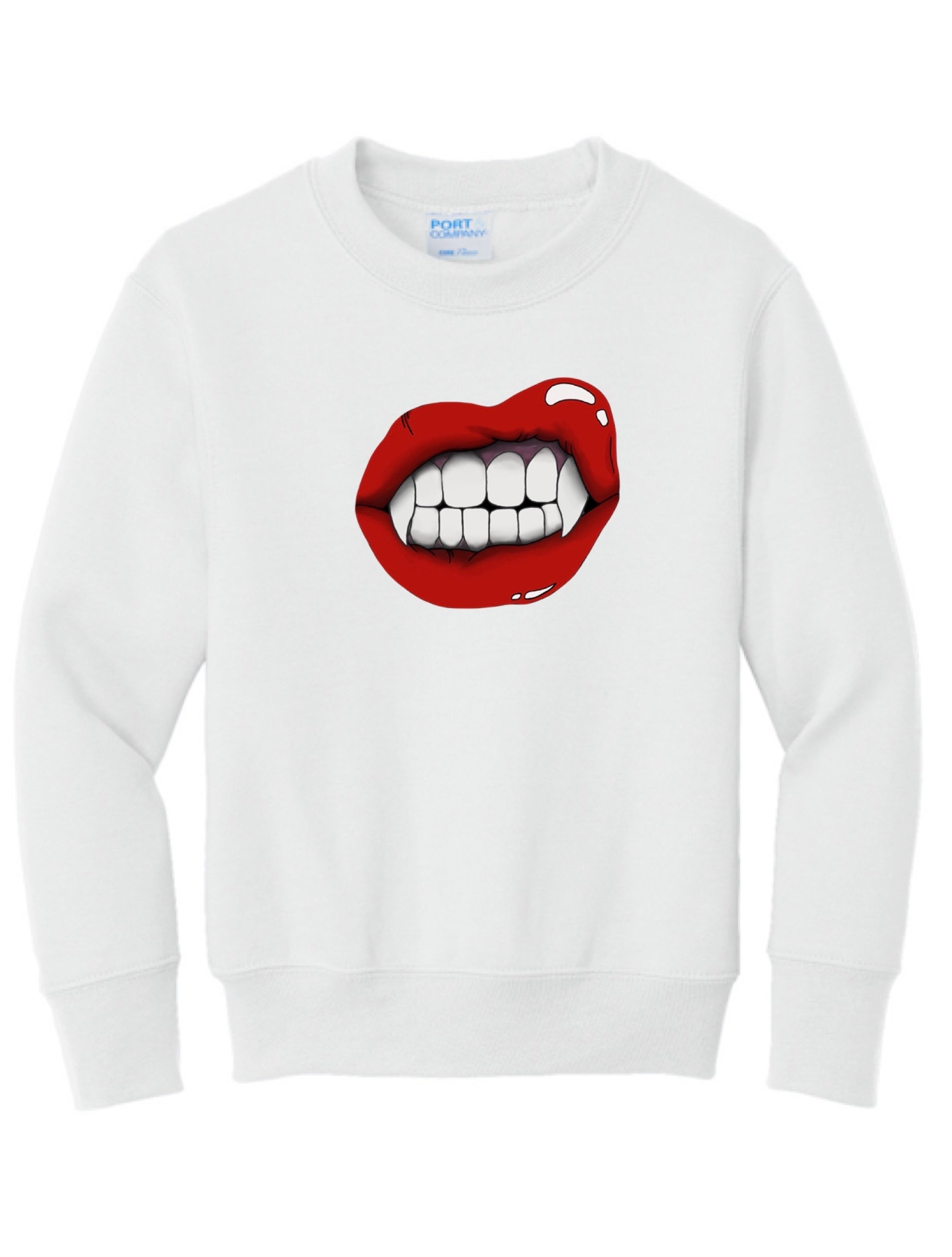 Youth Vampire Lips Crewneck
