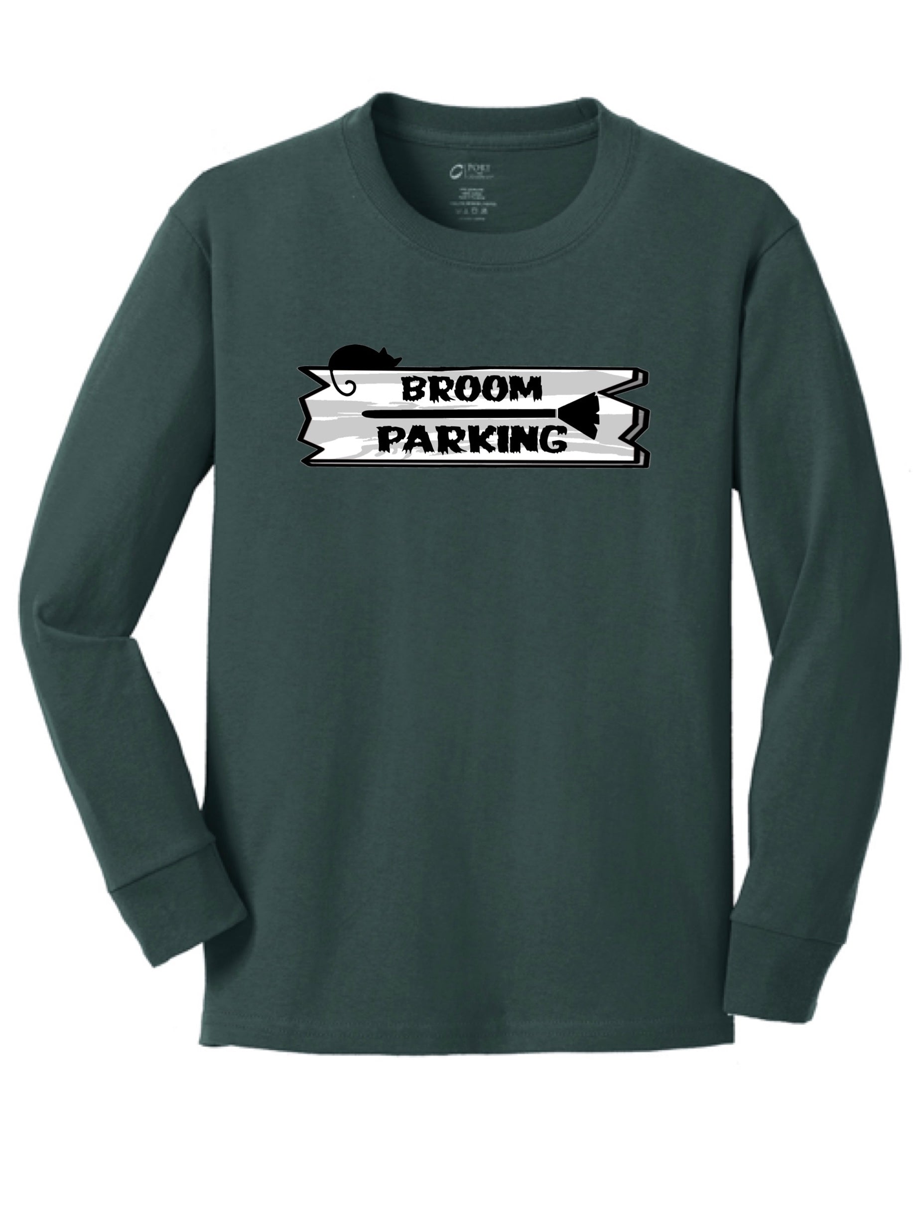 Youth Broom Parking Long Sleeve Tee