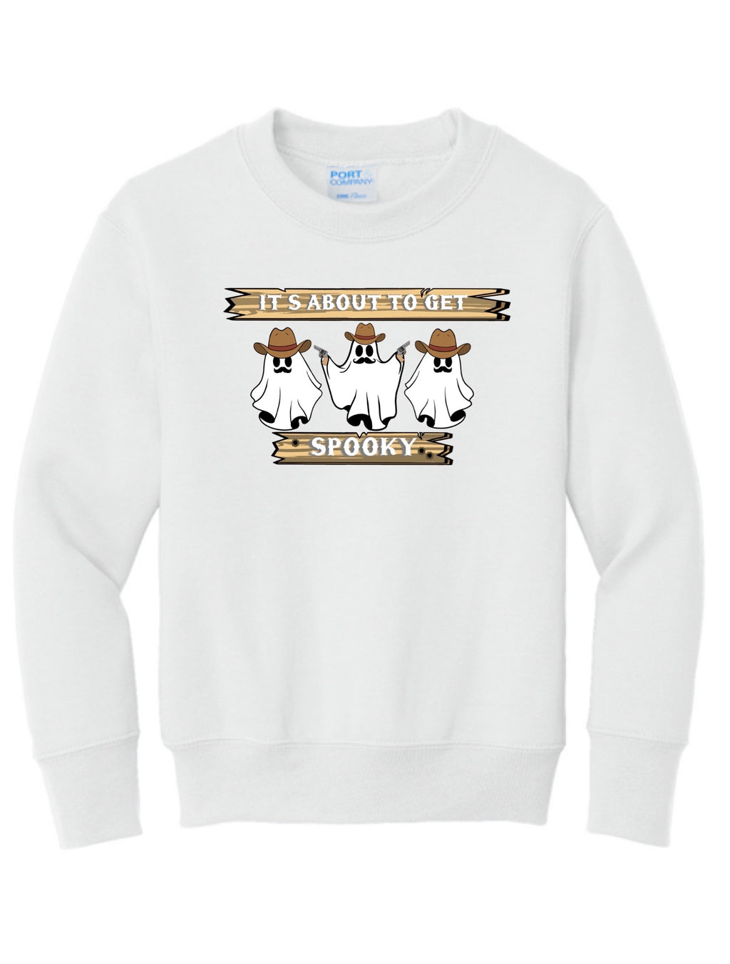 Youth About to Get Spooky Crewneck Sweatshirt