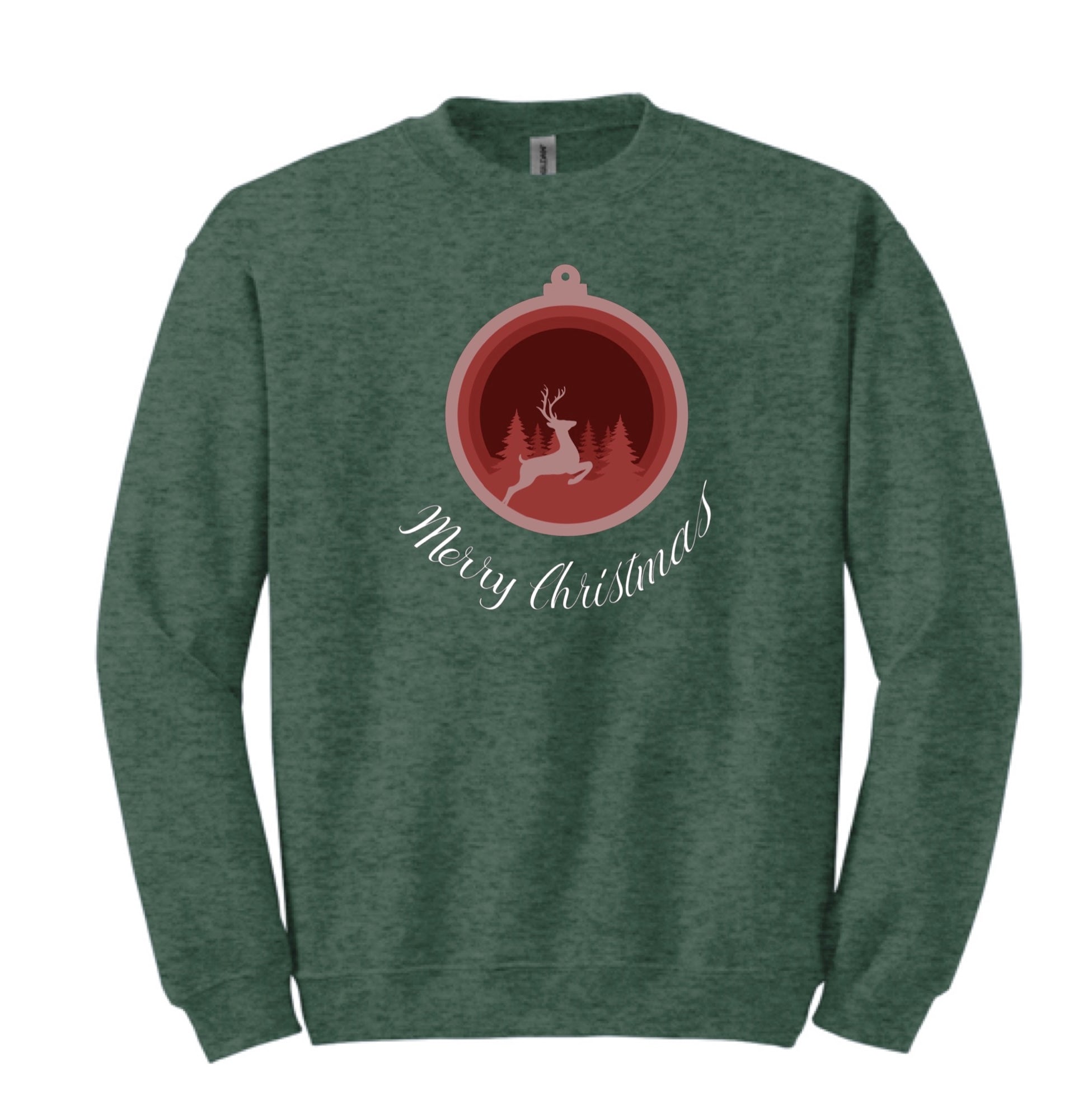 Merry Christmas Ornament Sweatshirt