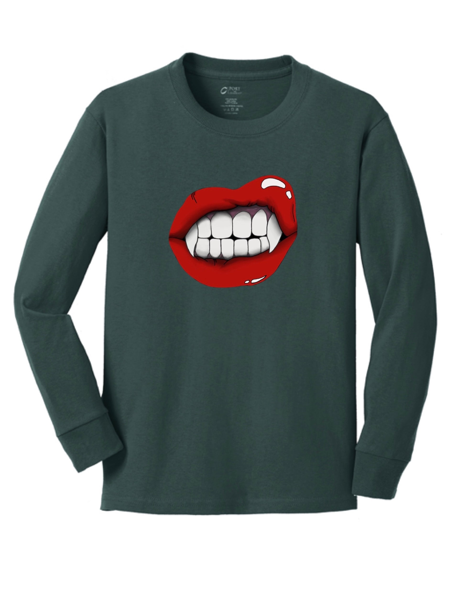 Youth Vampire Lips Long Sleeve Tee