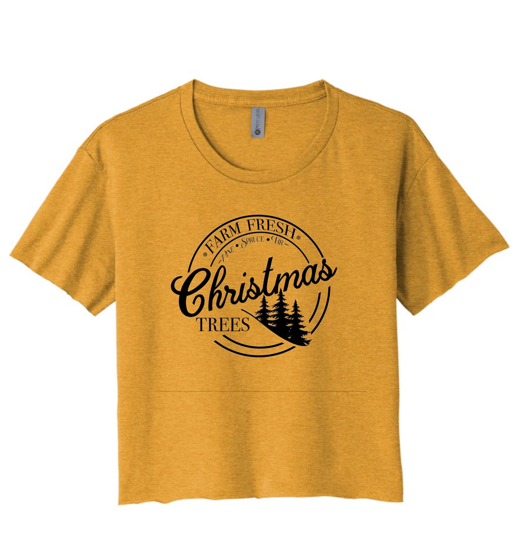 Farm Fresh Trees Crop Tee