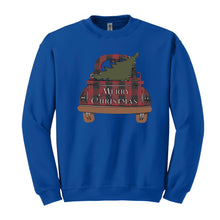 Load image into Gallery viewer, Christmas Tree Truck Crewneck Sweatshirt
