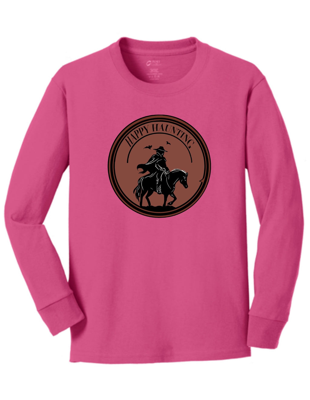 Youth Happy Haunting Long Sleeve Tee