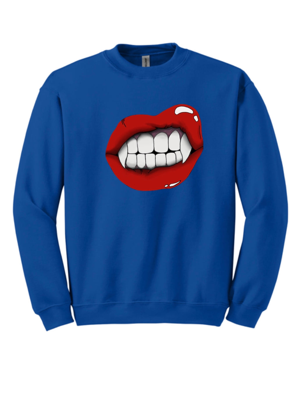 Vampire Lip Crewneck Sweatshirt