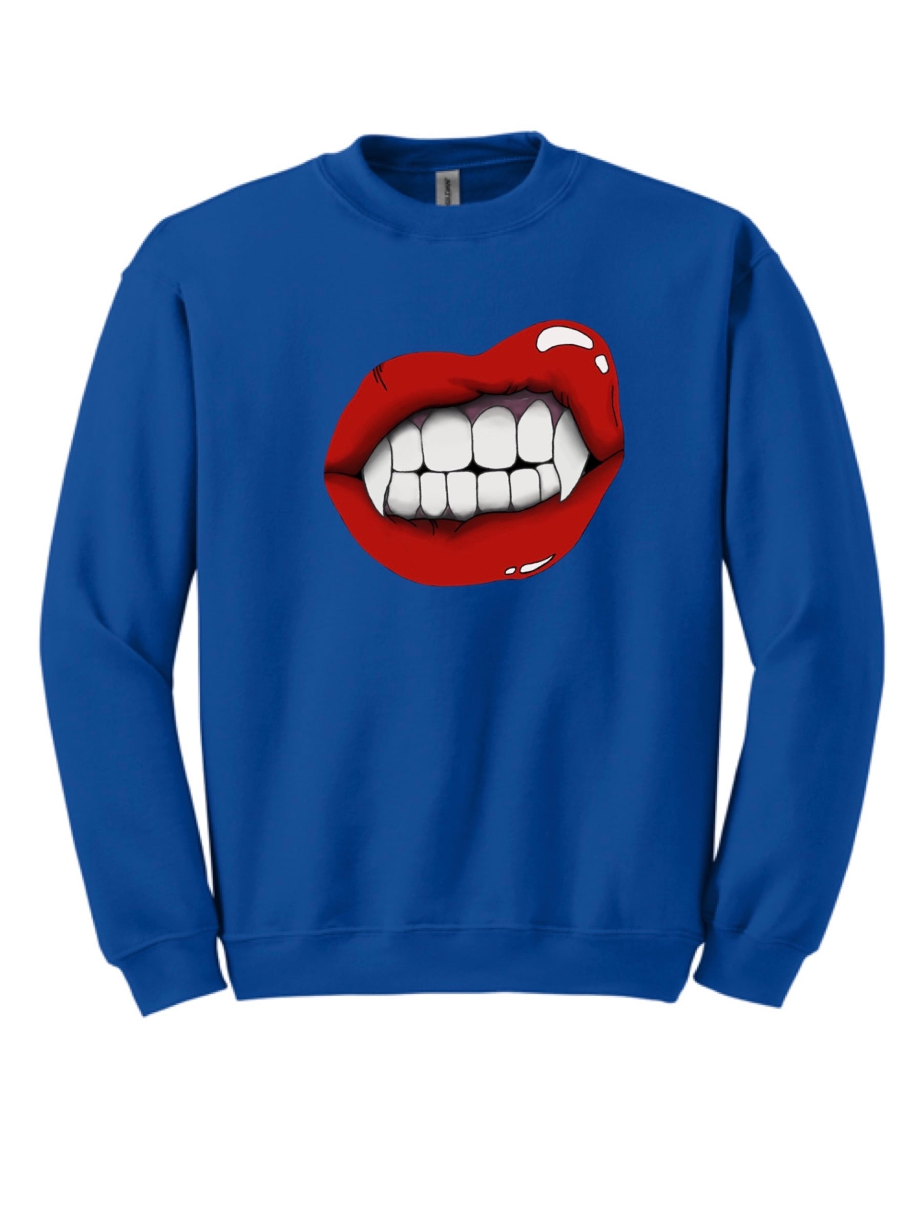 Vampire Lip Crewneck Sweatshirt