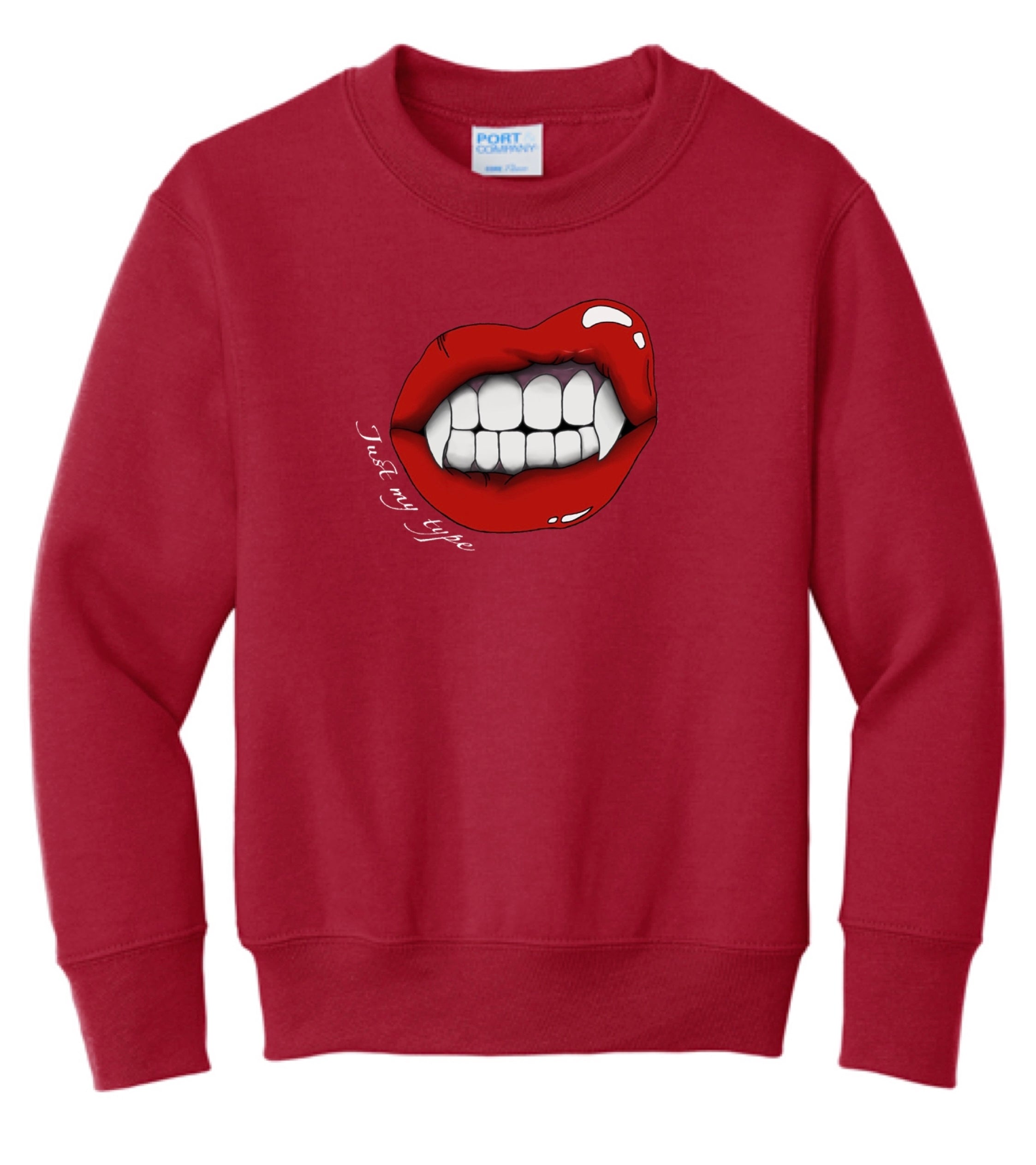 Youth Just My Type Crewneck