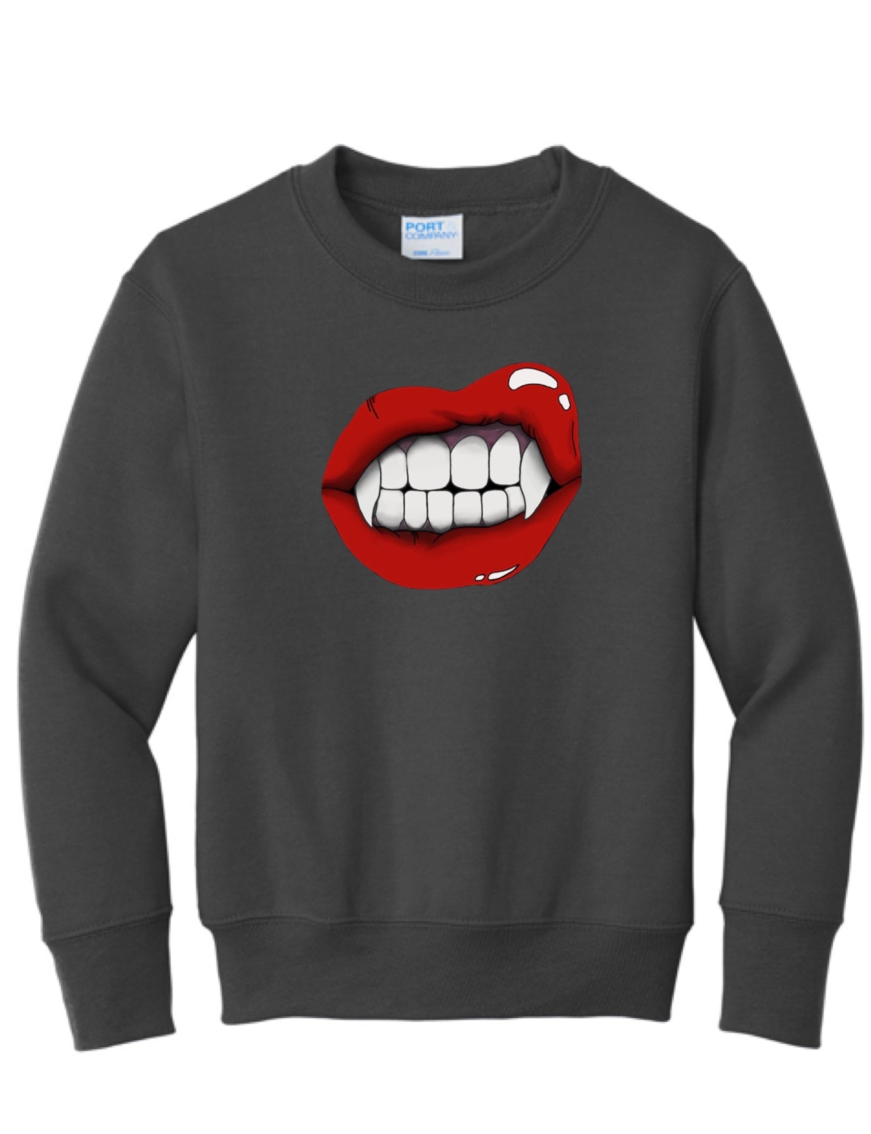 Youth Vampire Lips Crewneck