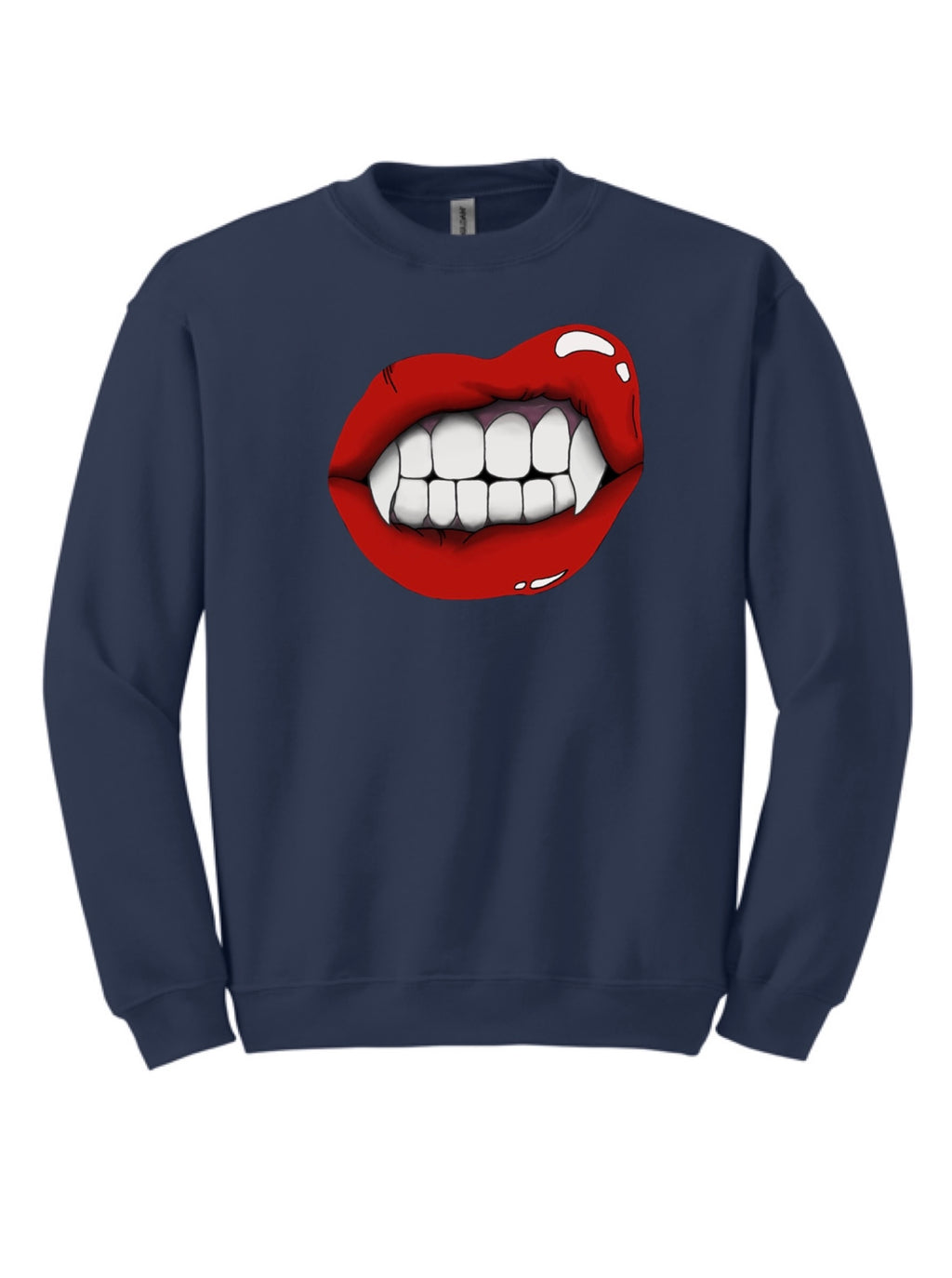 Vampire Lip Crewneck Sweatshirt