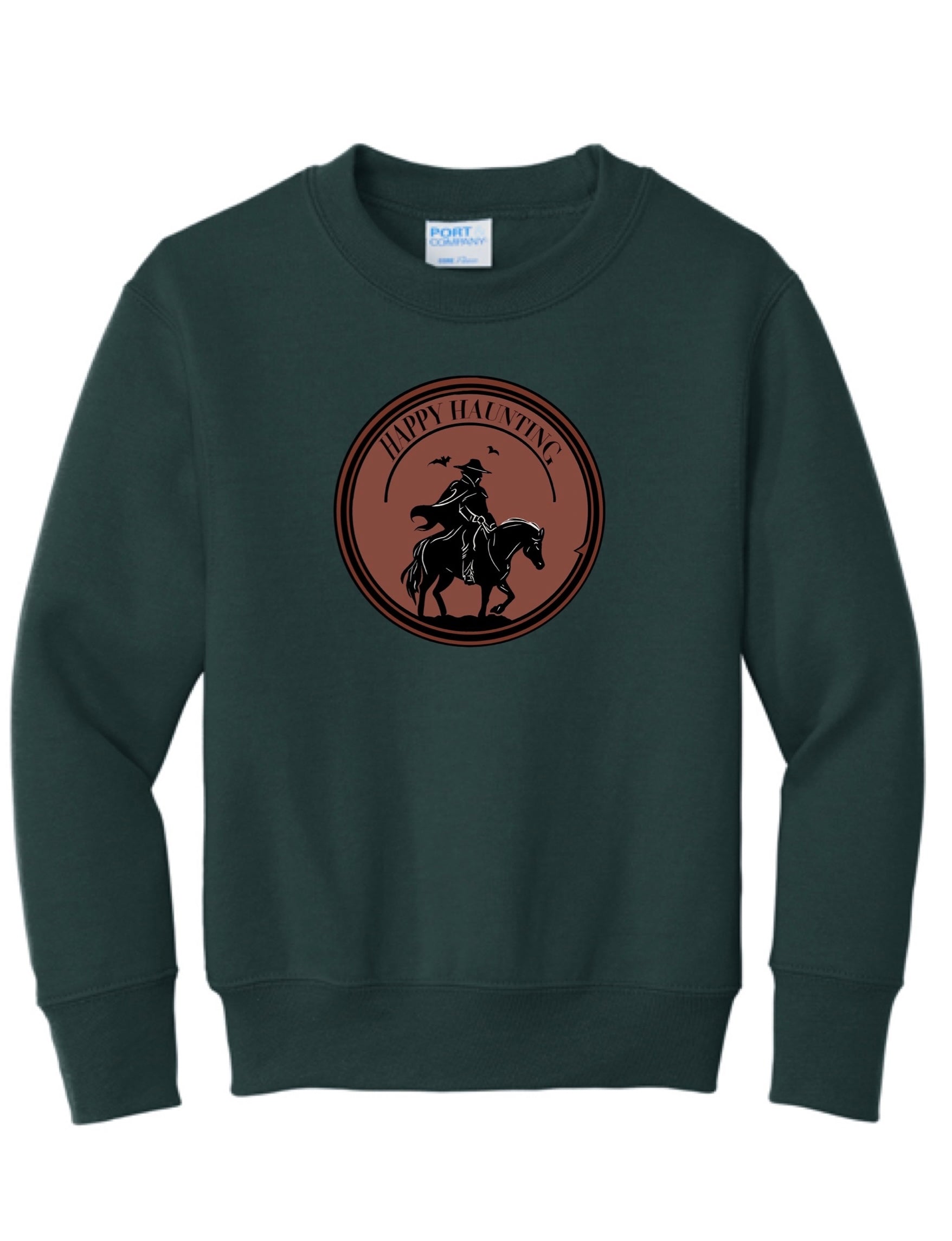 Youth Happy Haunting Crewneck