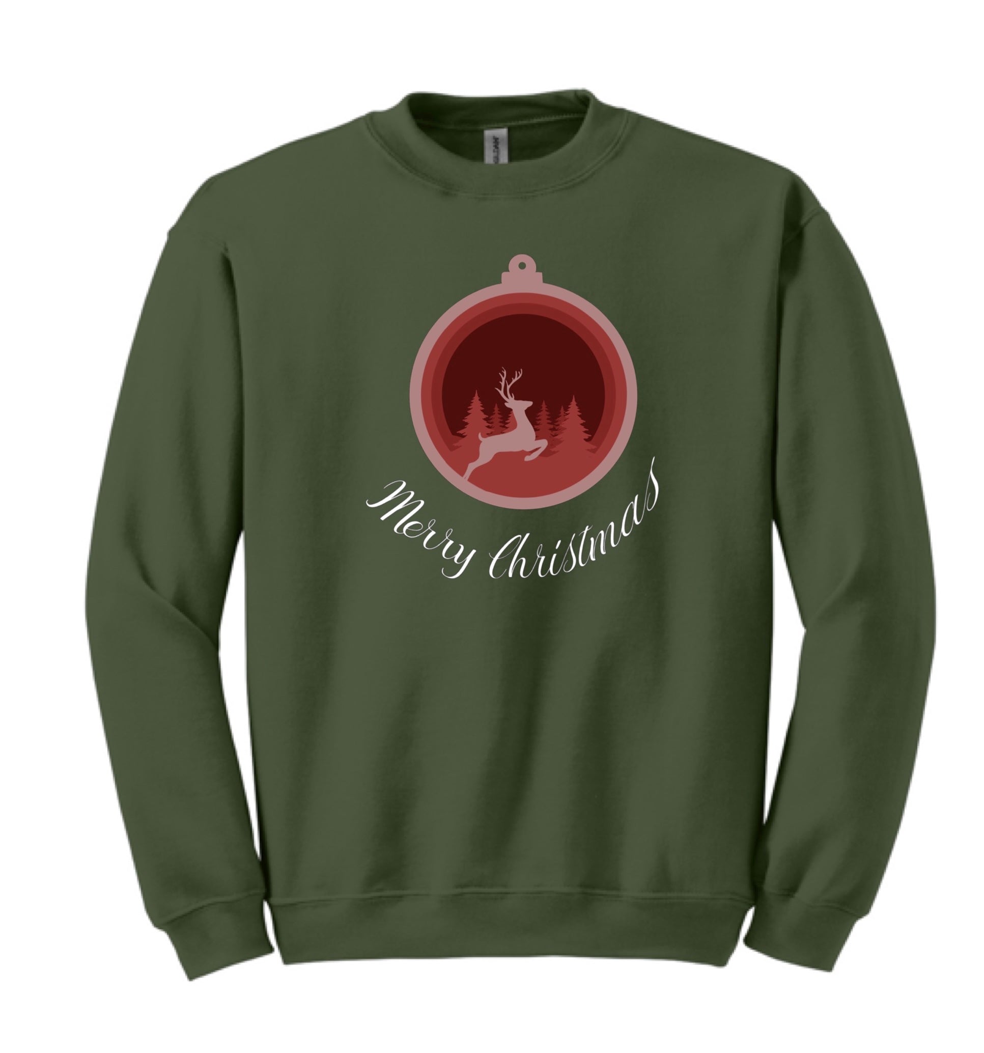 Merry Christmas Ornament Sweatshirt
