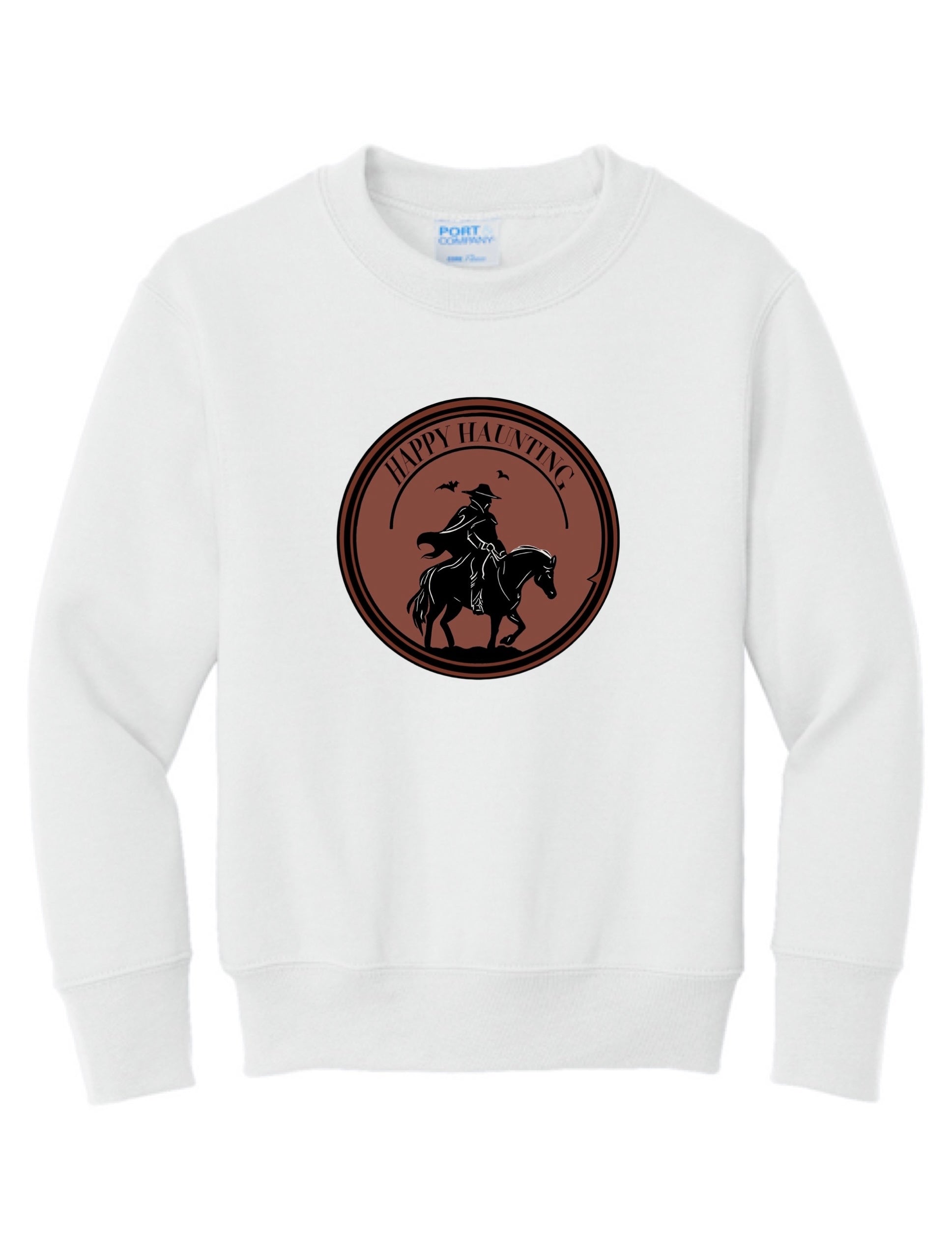Youth Happy Haunting Crewneck