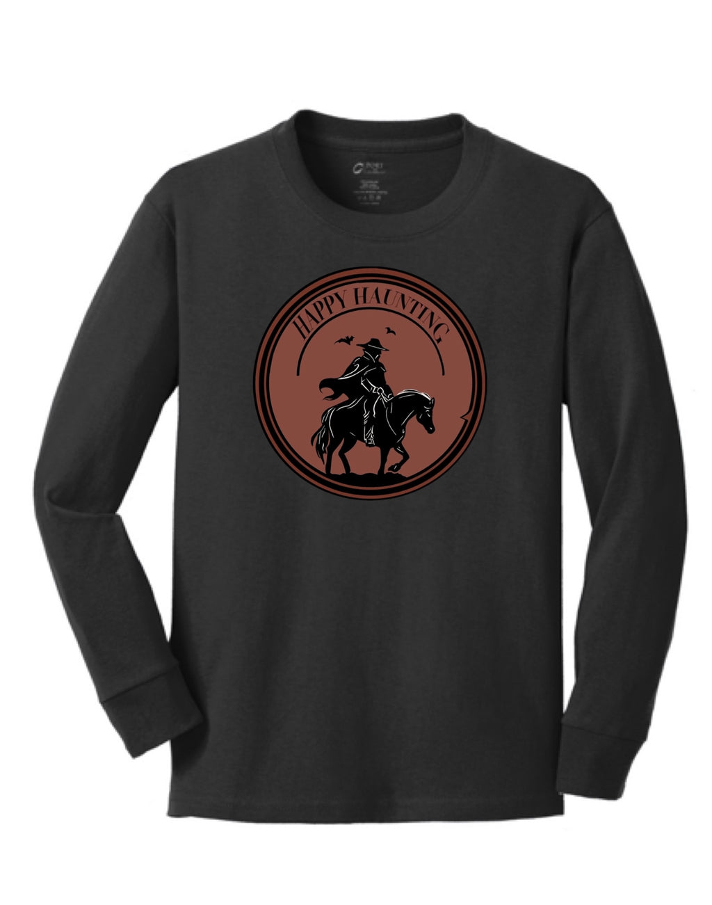 Youth Happy Haunting Long Sleeve Tee