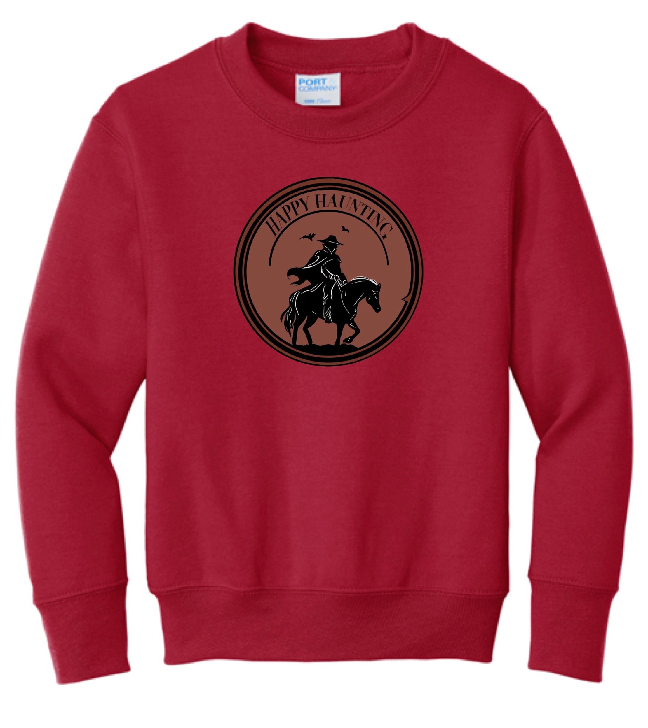 Youth Happy Haunting Crewneck