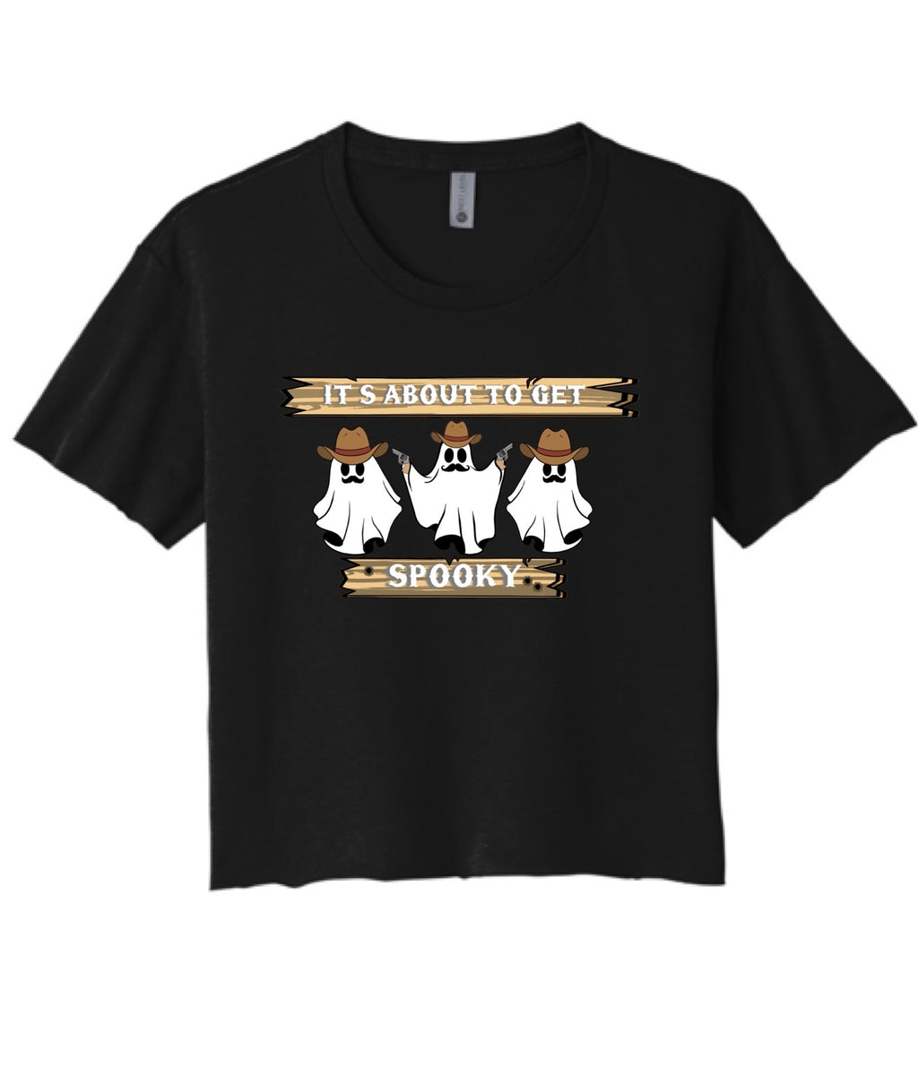 About to Get Spooky Crop Tee