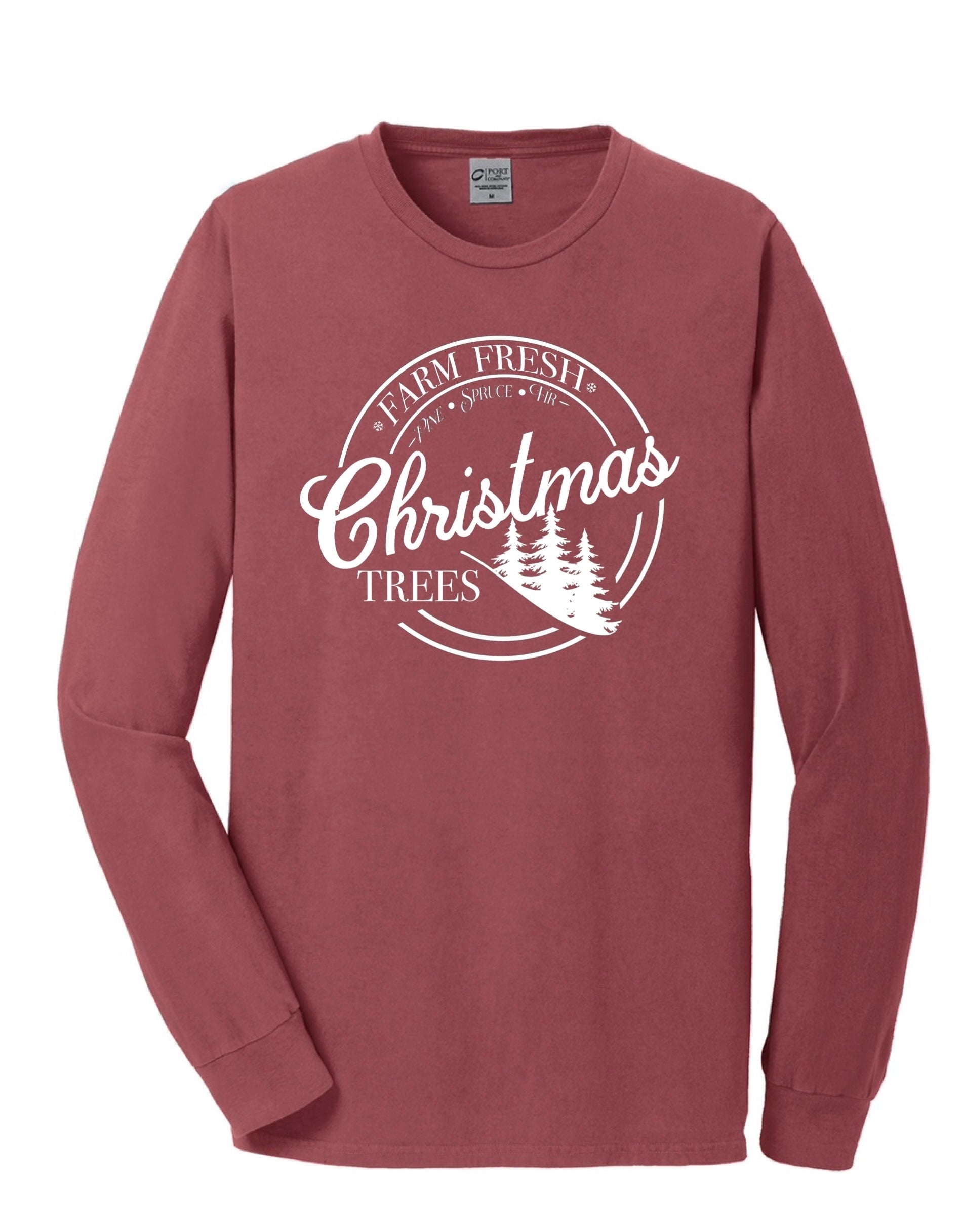 Farm Fresh Trees Long Sleeve Tee