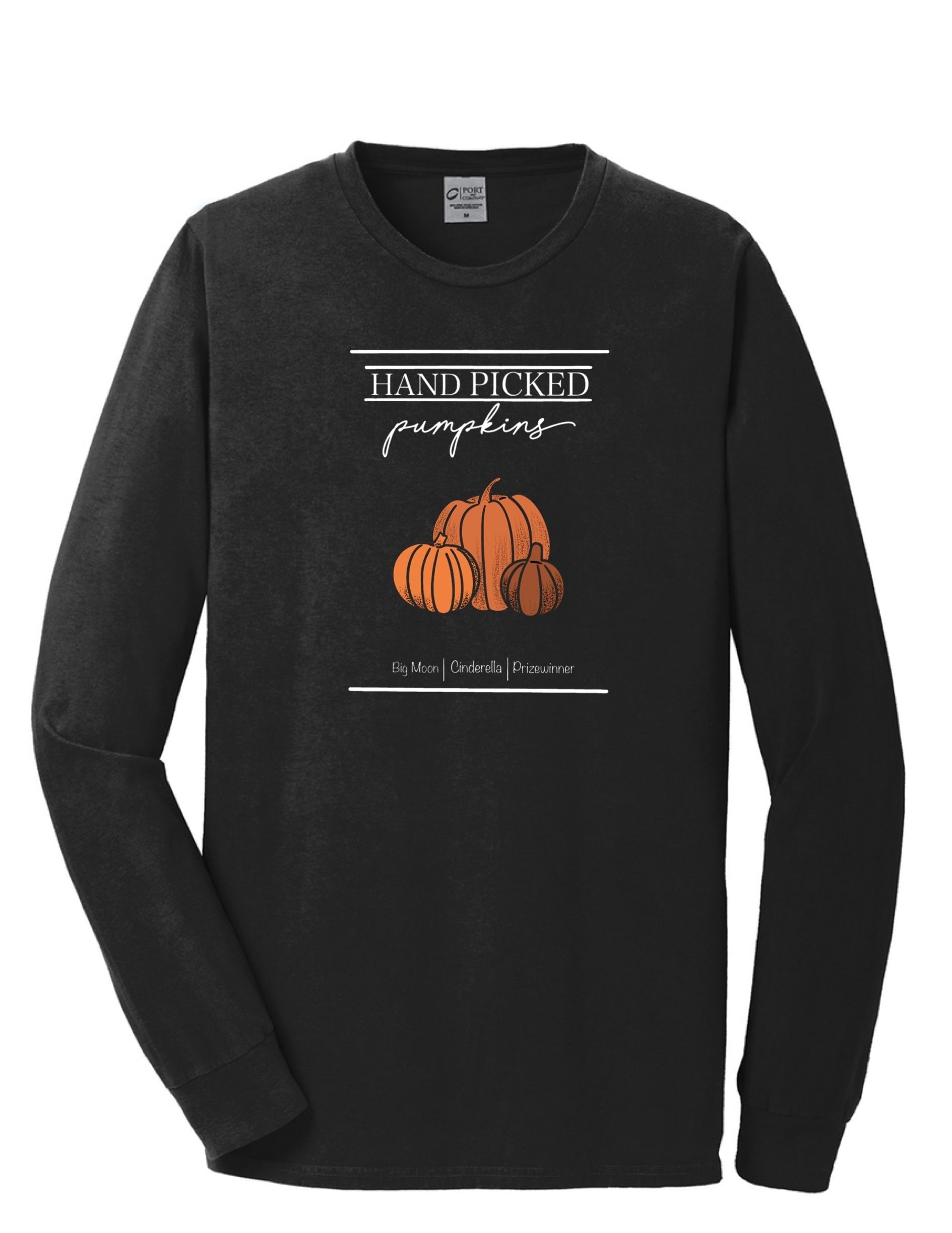 Hand Picked Pumpkins Long Sleeve Tee