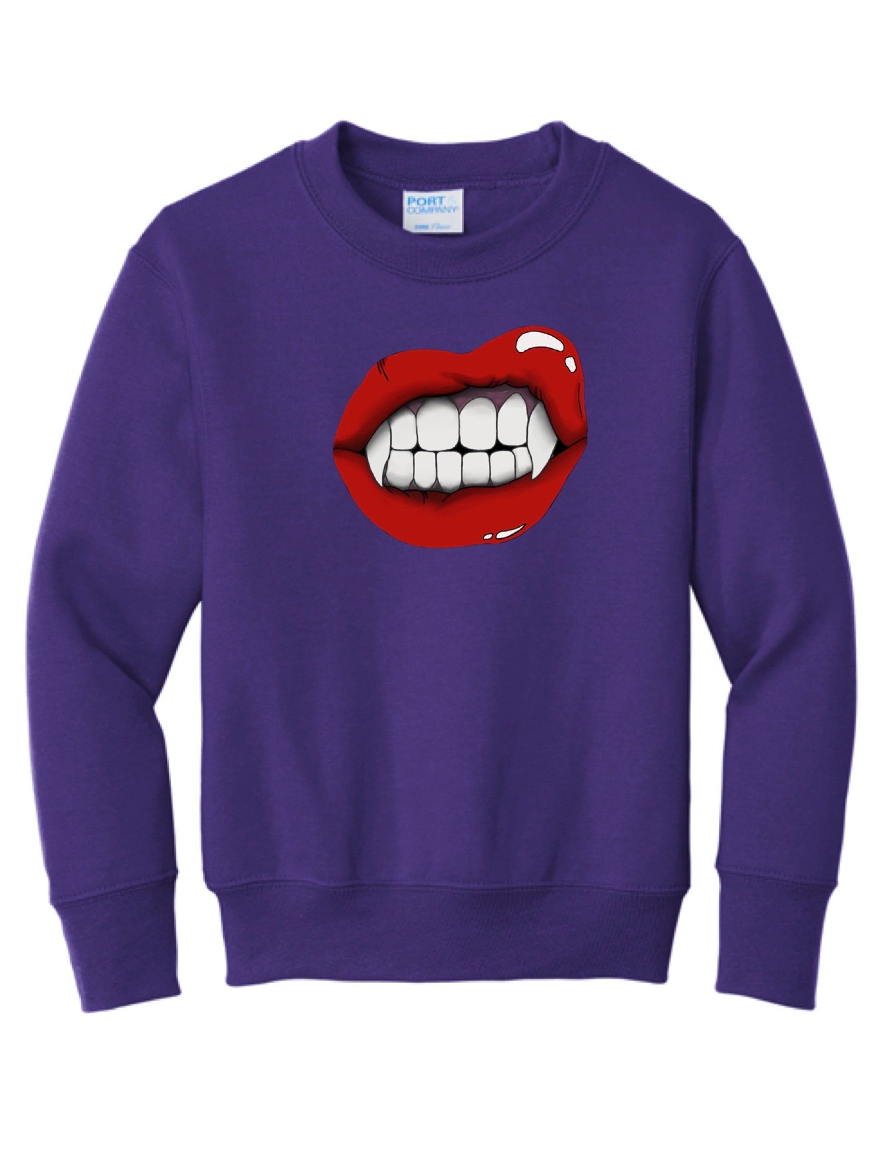 Youth Vampire Lips Crewneck