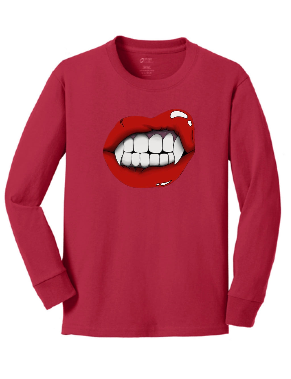 Youth Vampire Lips Long Sleeve Tee