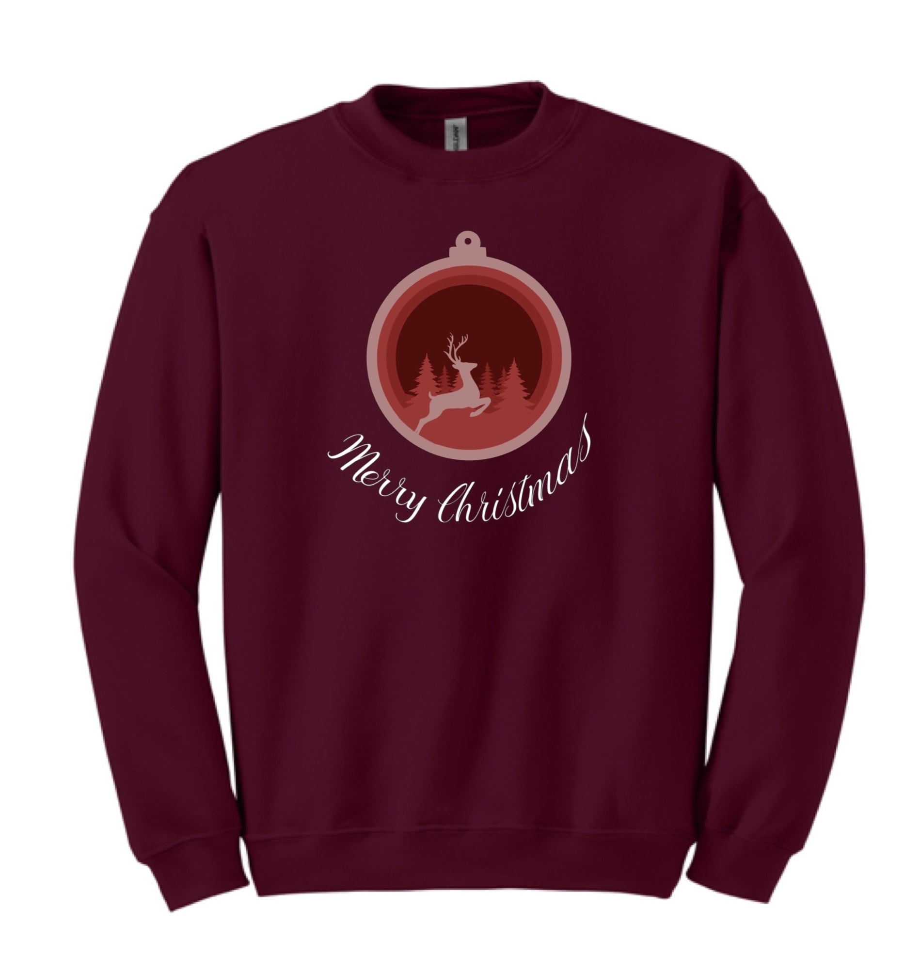 Merry Christmas Ornament Sweatshirt