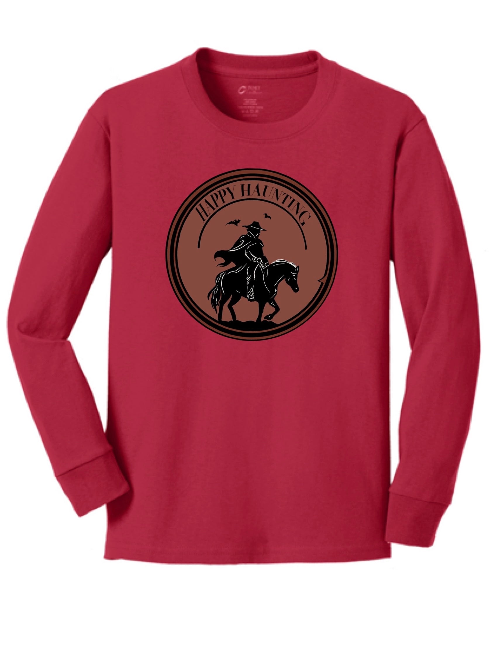 Youth Happy Haunting Long Sleeve Tee