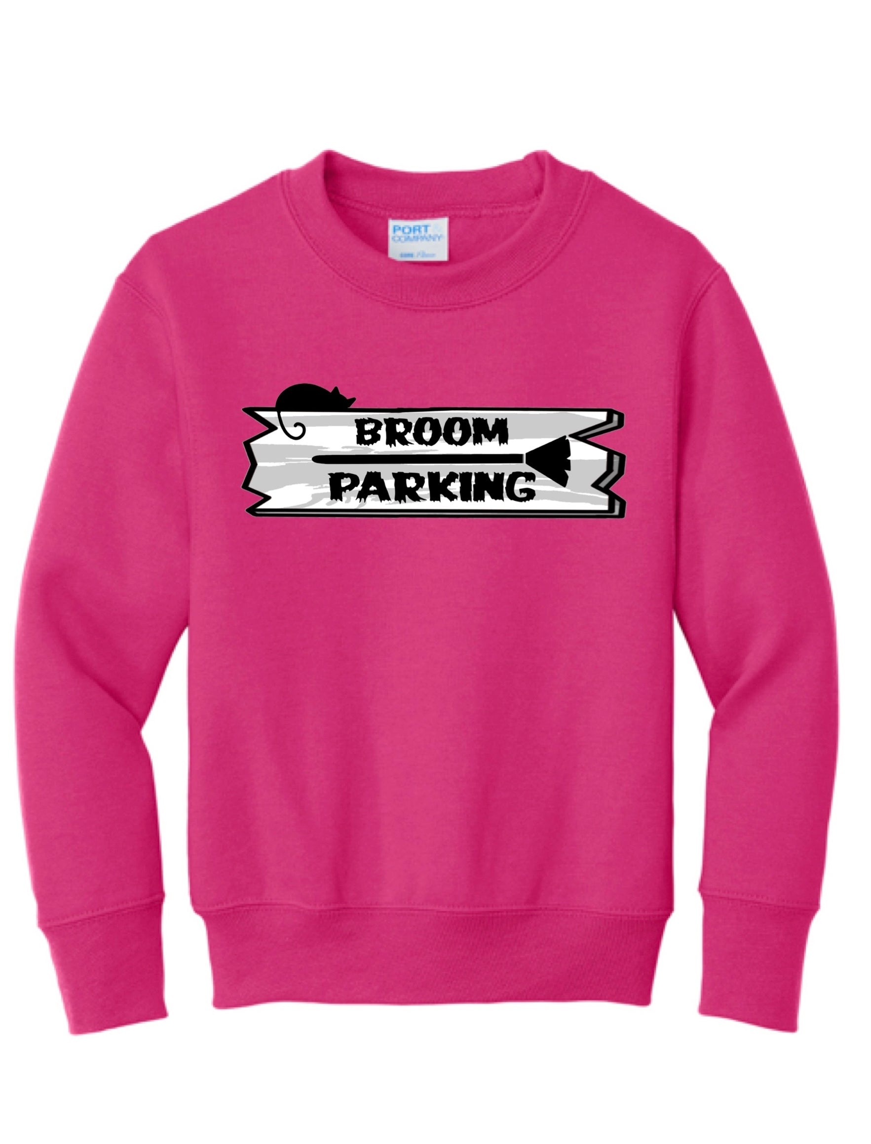 Youth Broom Parking Crewneck