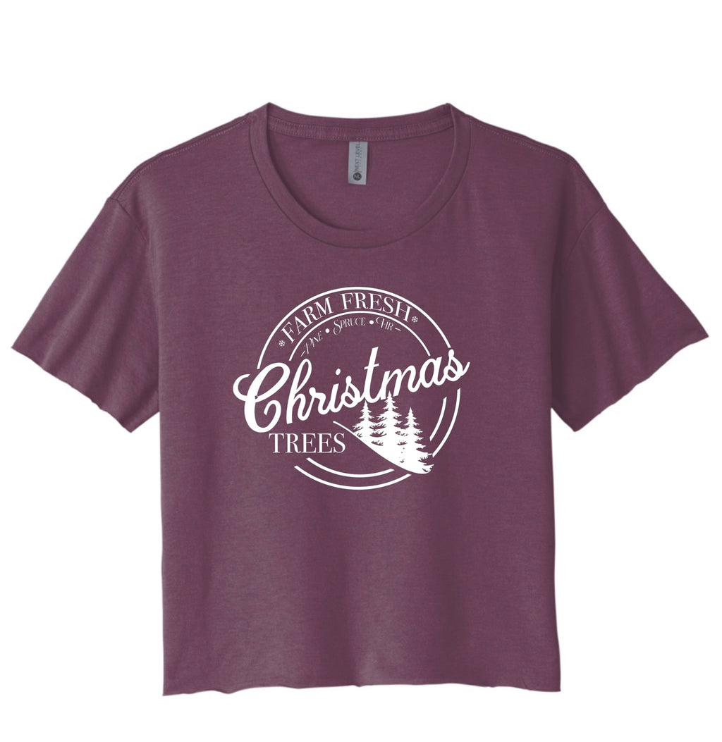 Farm Fresh Trees Crop Tee