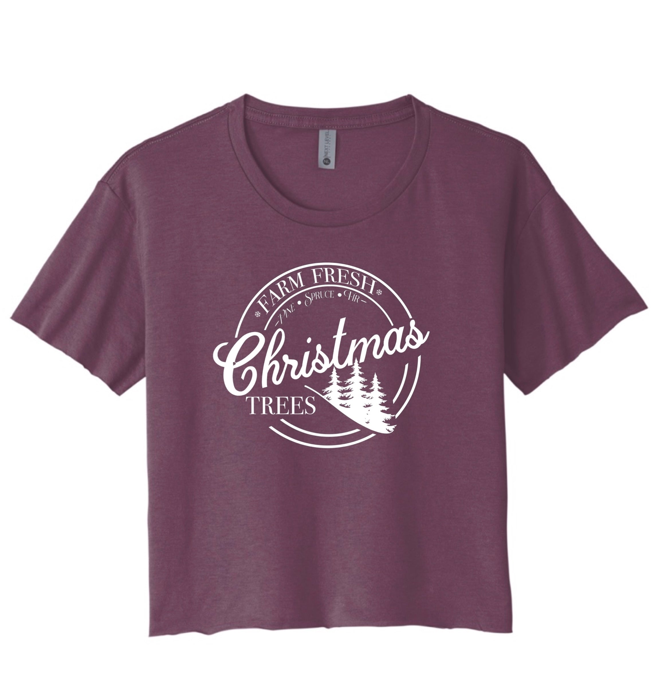 Farm Fresh Trees Crop Tee