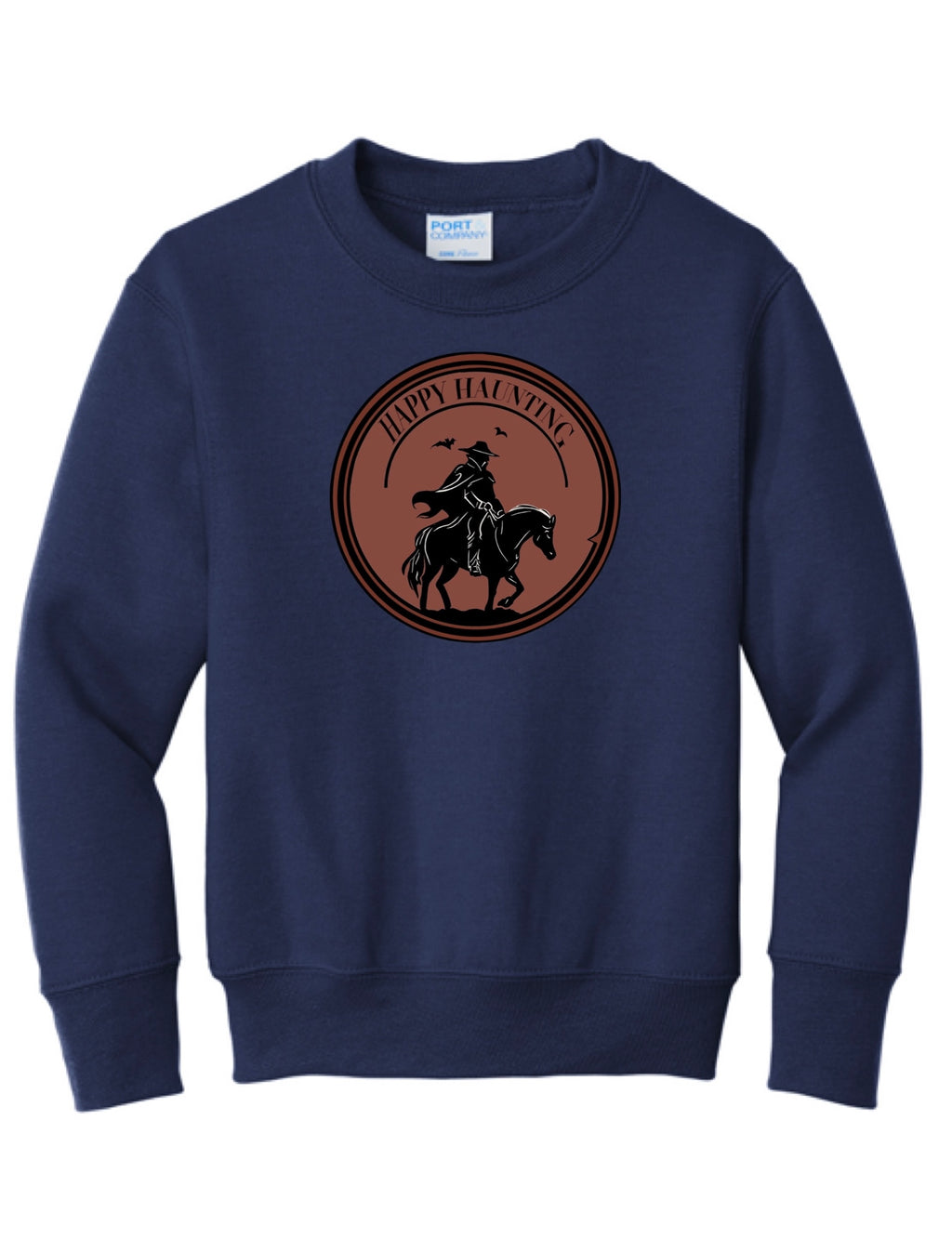 Youth Happy Haunting Crewneck