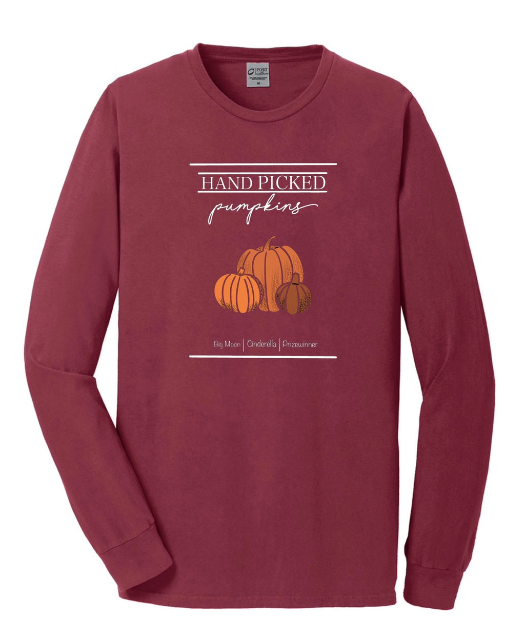 Hand Picked Pumpkins Long Sleeve Tee