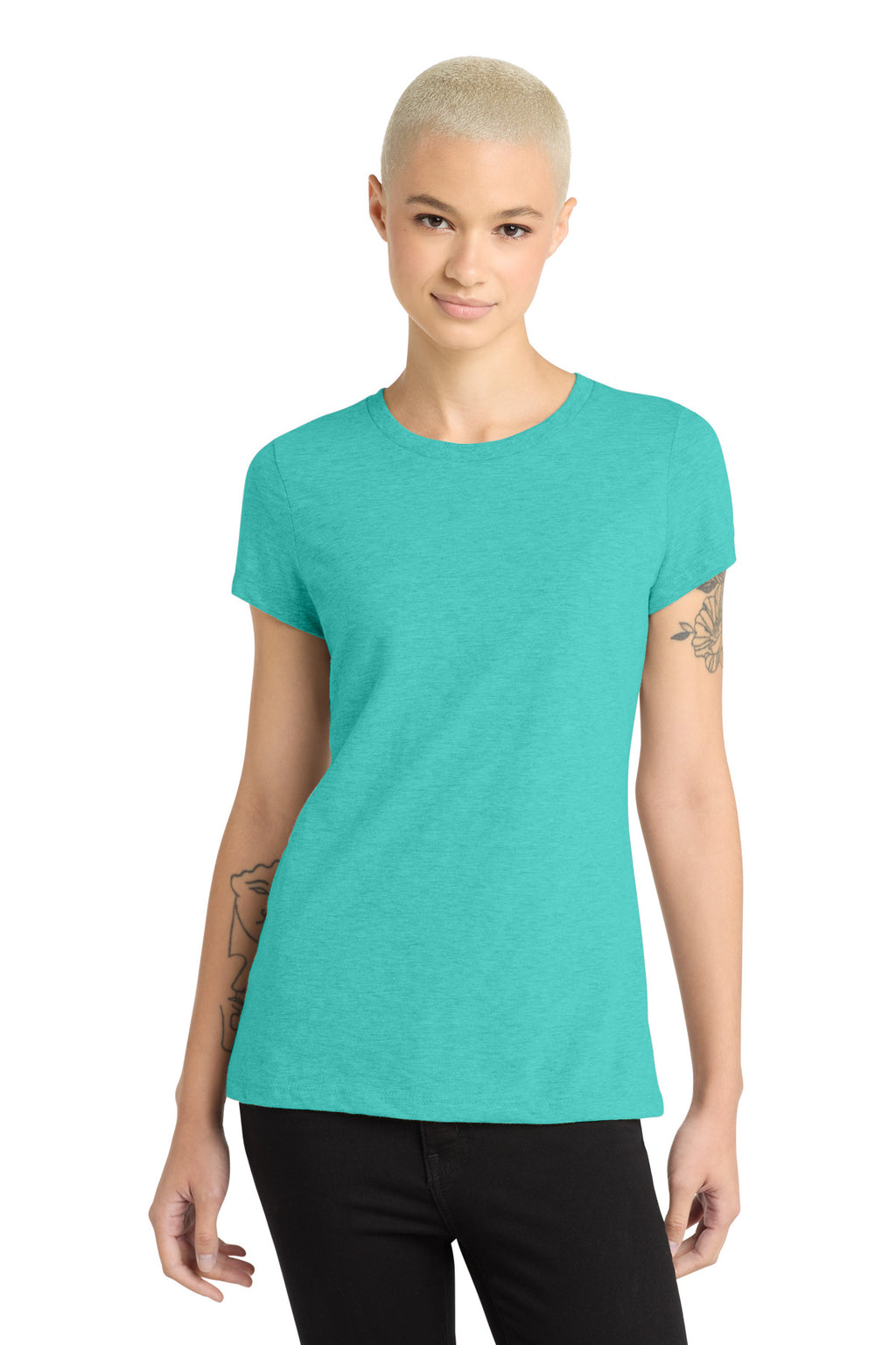 District  ®  Women's Perfect Blend ®  CVC Tee. DM108L