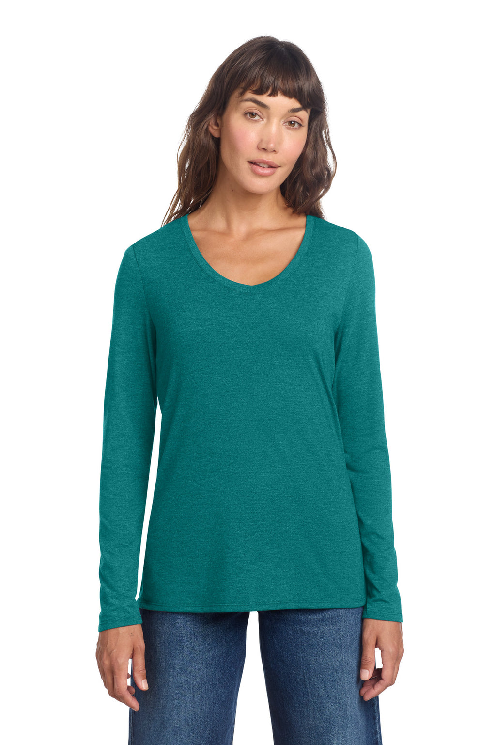 District ®  Women's Perfect Tri ®  Long Sleeve V-Neck Tee DT135
