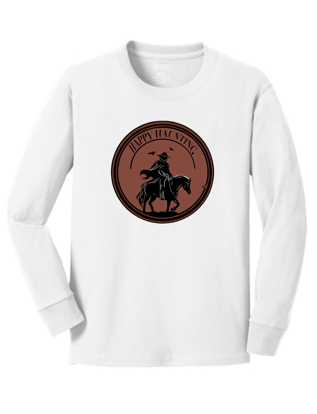 Youth Happy Haunting Long Sleeve Tee
