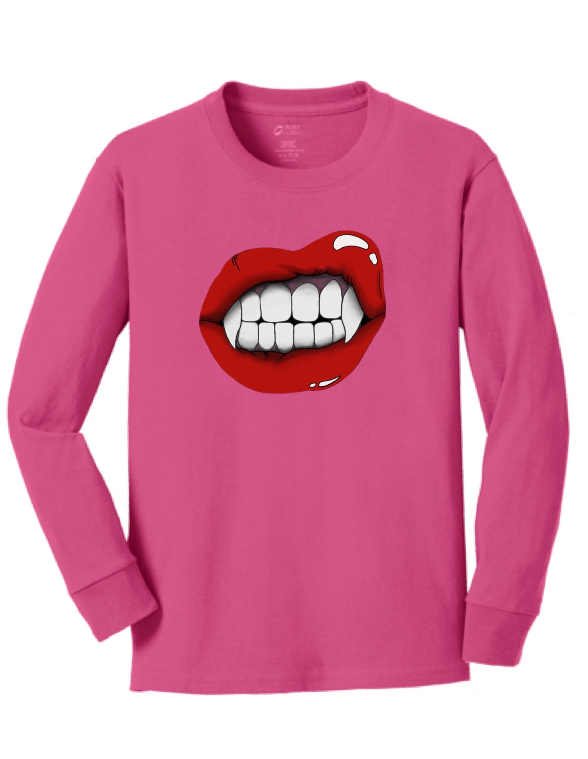 Youth Vampire Lips Long Sleeve Tee