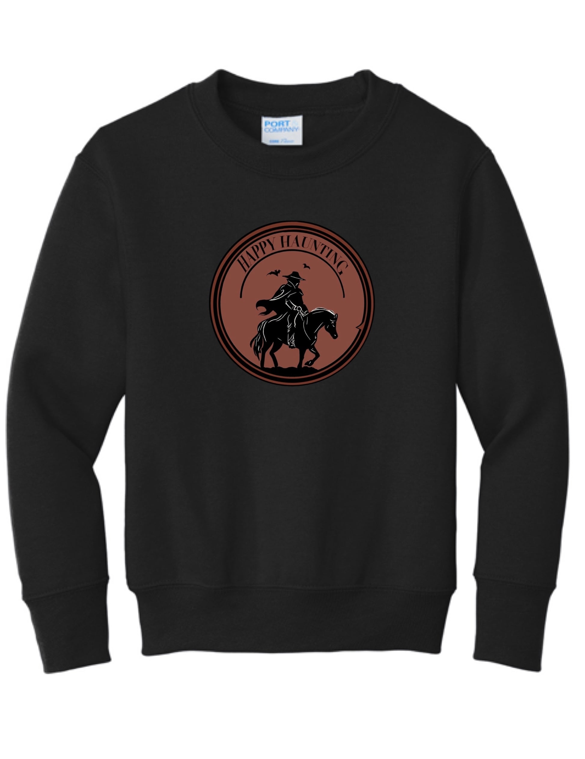 Youth Happy Haunting Crewneck