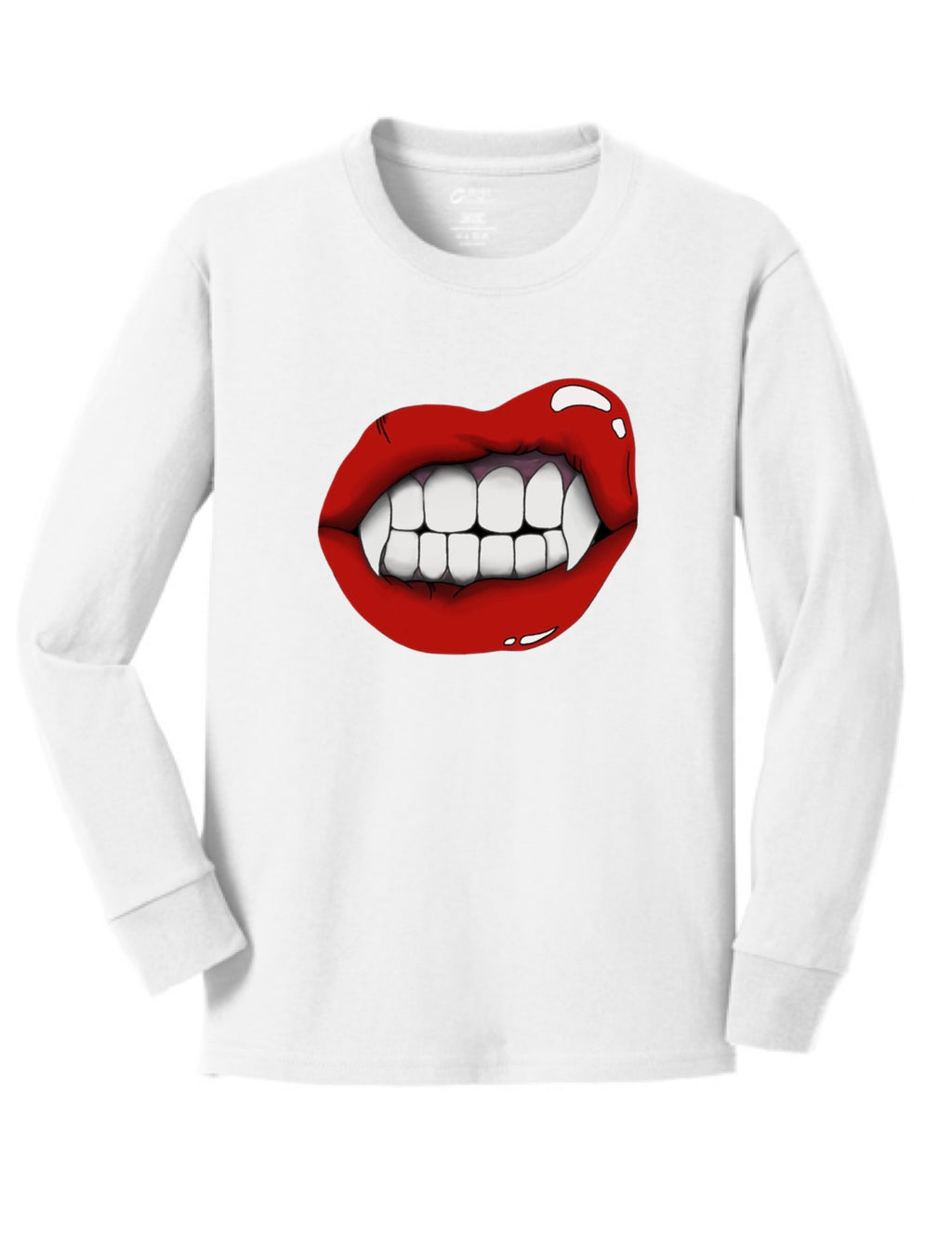 Youth Vampire Lips Long Sleeve Tee